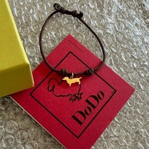 DoDo Dachshund 18K yellow gold Charm Bracelet